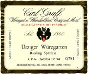 Carl Graff_Ürziger Würzgarten_spt 1983